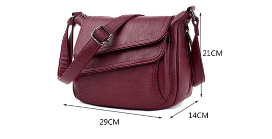 AAA Winter Style Leather Crossbody Bag