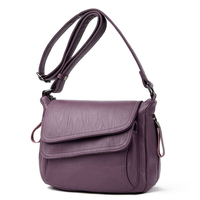 AAA Winter Style Leather Crossbody Bag
