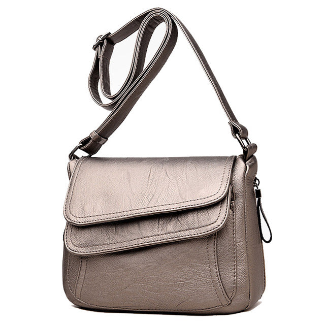 AAA Winter Style Leather Crossbody Bag