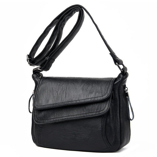 AAA Winter Style Leather Crossbody Bag