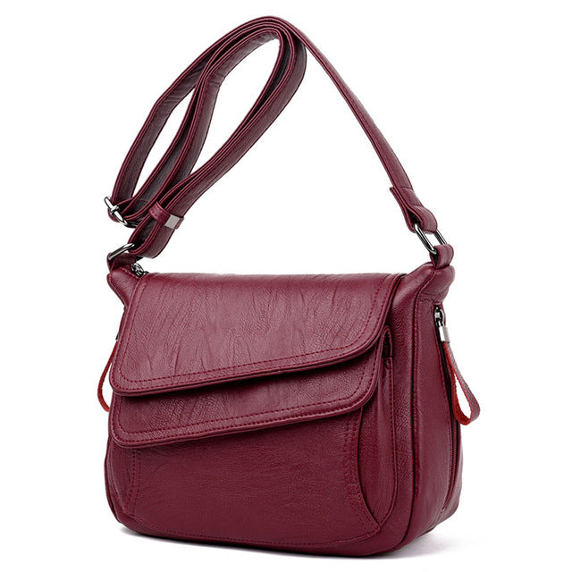AAA Winter Style Leather Crossbody Bag