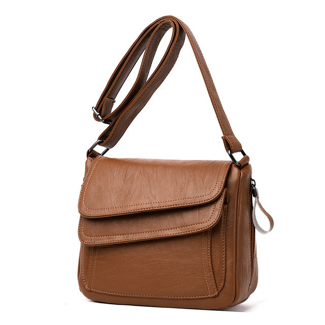 AAA Winter Style Leather Crossbody Bag
