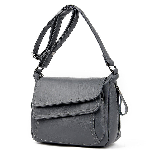 AAA Winter Style Leather Crossbody Bag