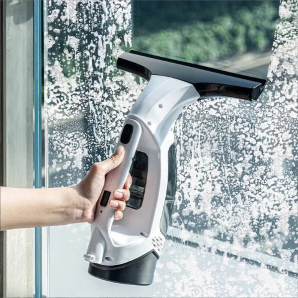 Handheld Window Cleaner - Cordless Vacuum Cleaner - Handheld Vacuum Cordless Kit (Microfibre Cloth & Window Squeegee Vacuum) Cleaning Condensation Double Glazed Glass Window Cleaning